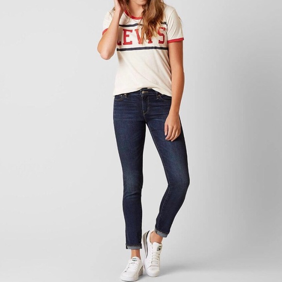 levi's 711 selvedge skinny jeans